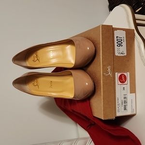 Christian Louboutin Fifille 100 Patent Nude